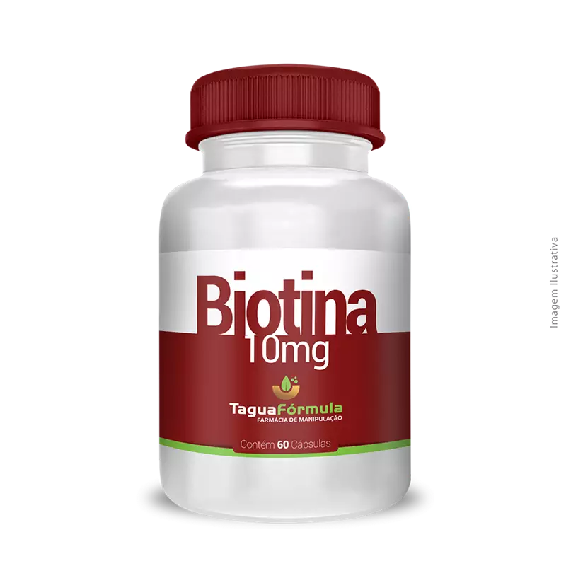 Biotina 10mg 60 Cápsulas 