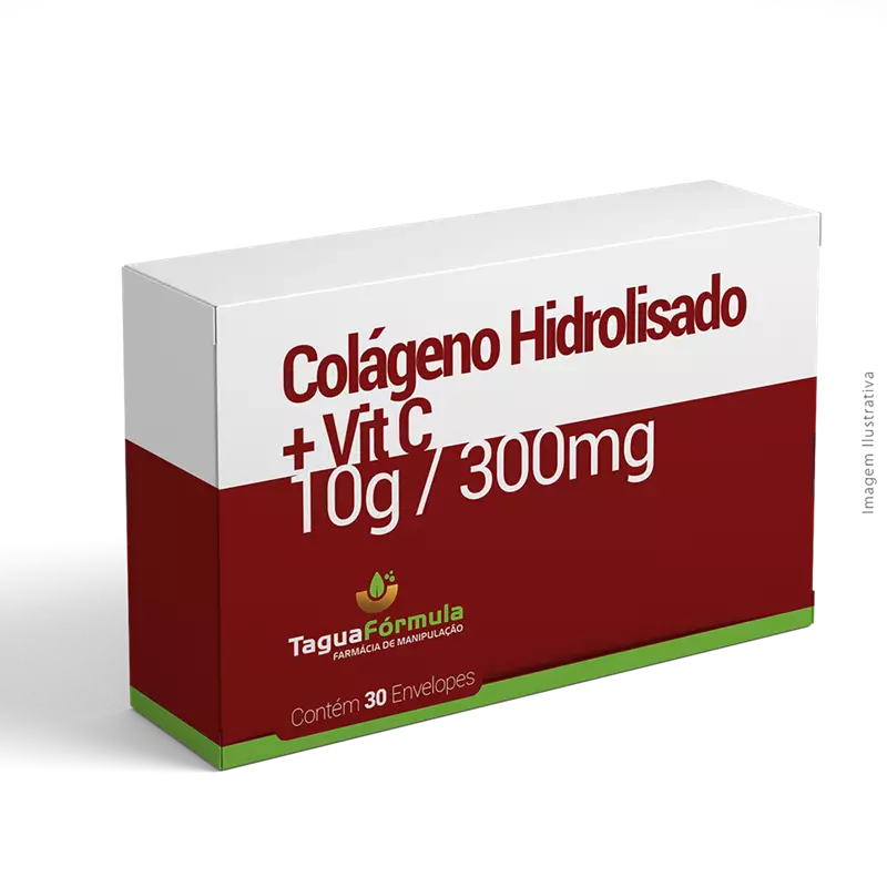 Colágeno Hidrolisado 10g + Vit C 300mg 30 Envelopes 
