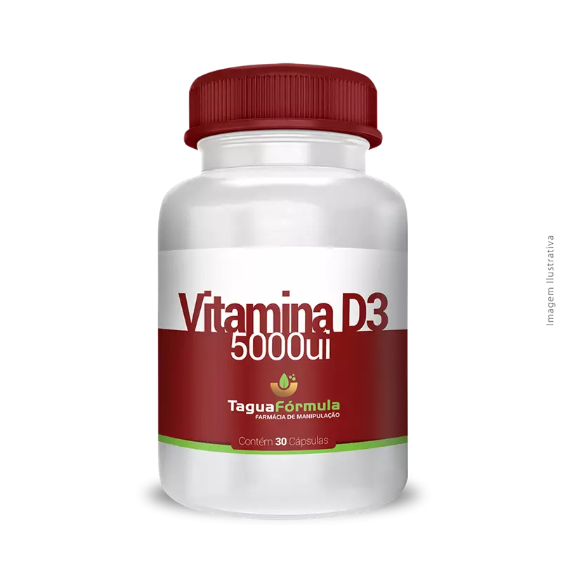 Vitamina D3 5000UI 30 Cápsulas 